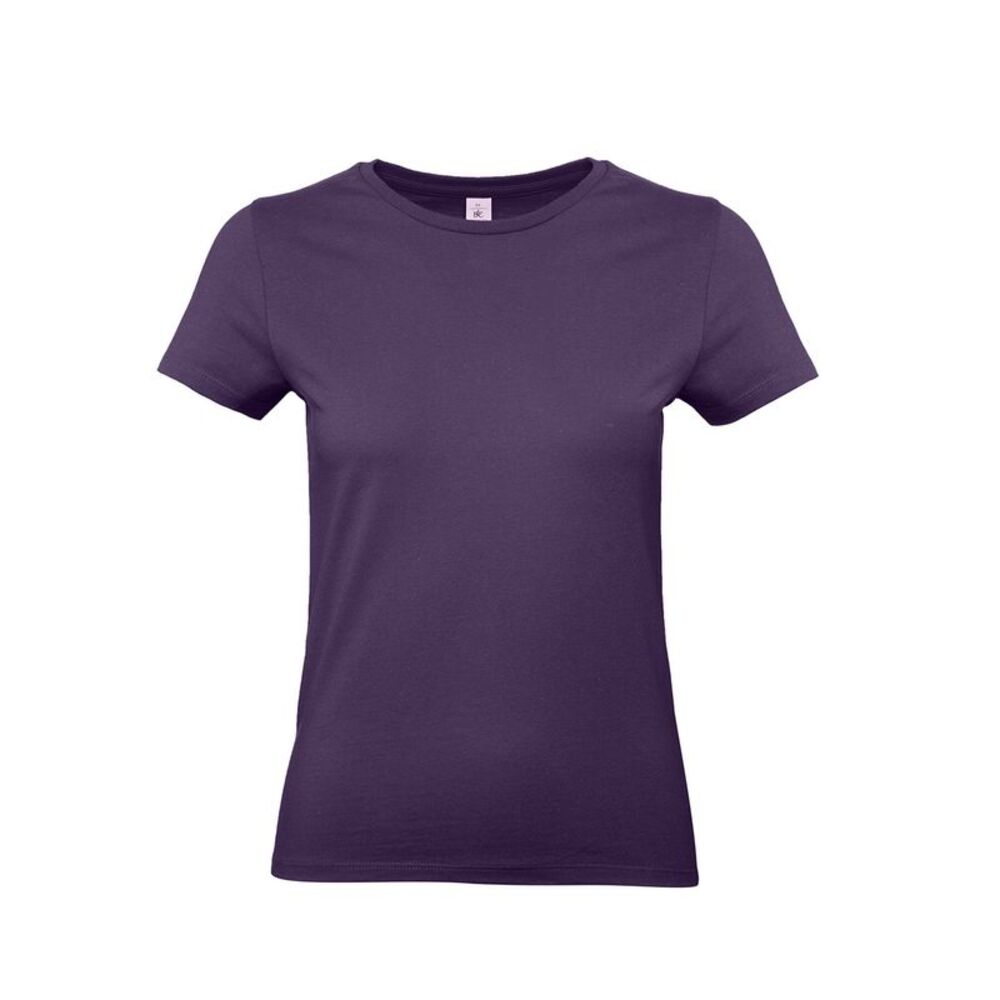 B&C Womens/Ladies E190 T-Shirt / Radiant Purple